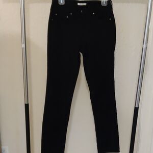 Levi's Black Tag 505 Straight Black  Jeans 27/32